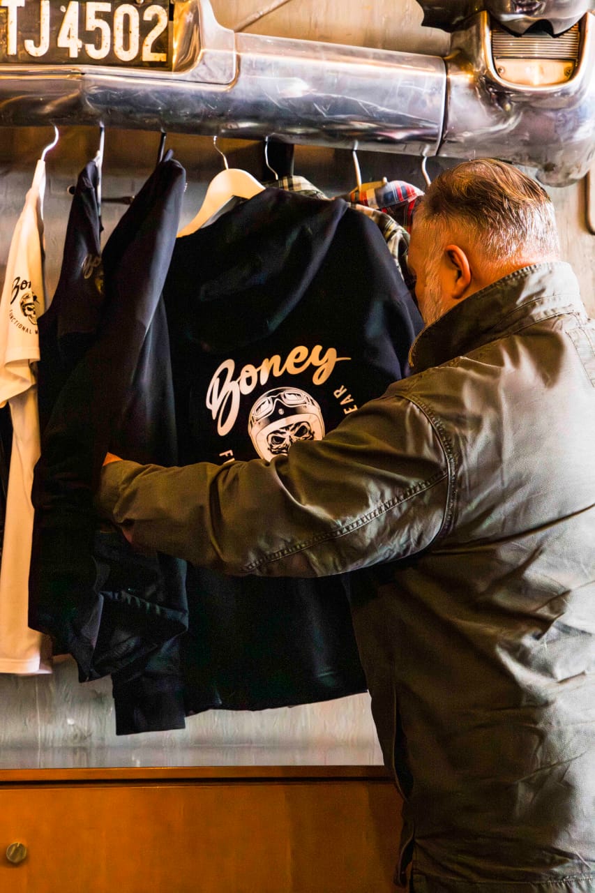 Rider wearing Boney Gear